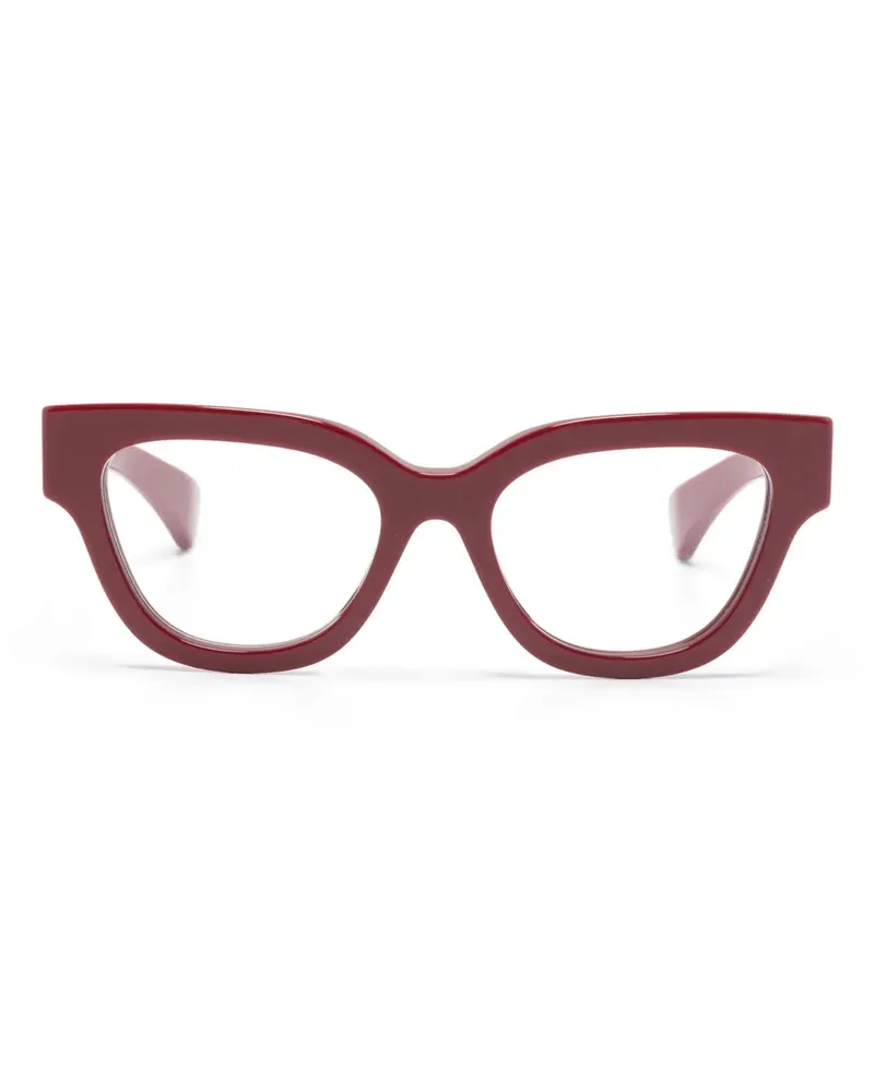 Gucci Brille mit Cat-Eye-Gestell - Rot Rot