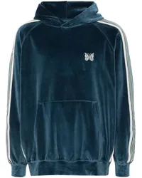 NEEDLES Hoodie mit Logo-Stickerei Blau