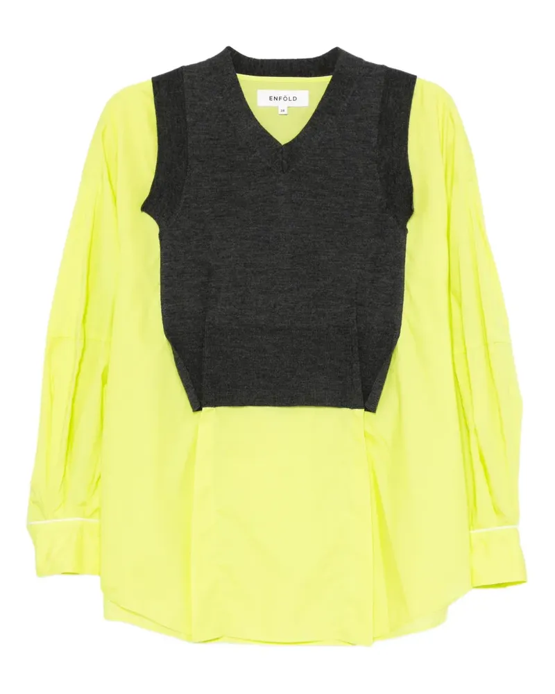 ENFÖLD Oberteil aus Baumwolle - Gelb Gelb
