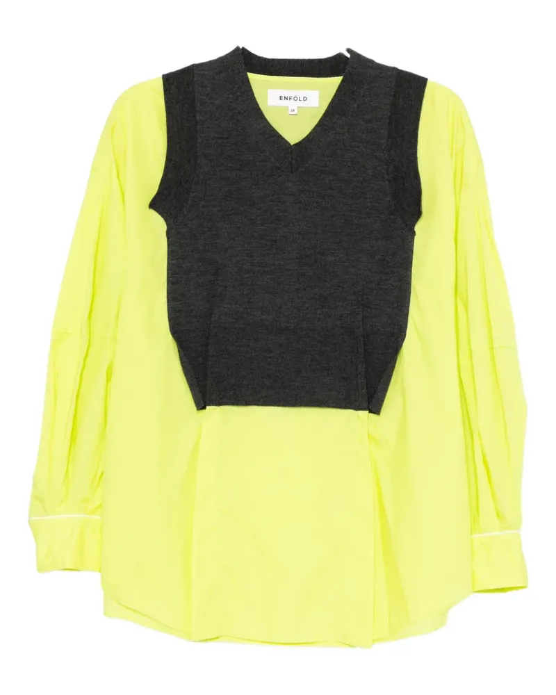 ENFÖLD cotton top - Gelb Gelb