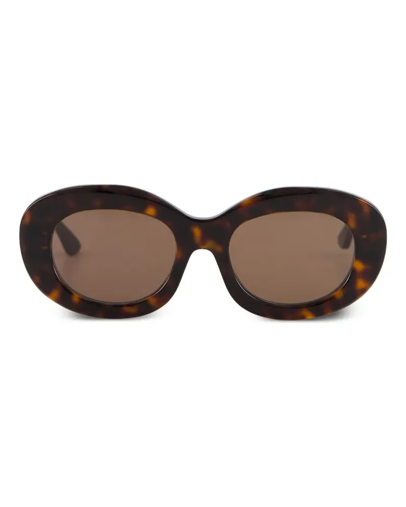 Thierry Lasry Runde Sonnenbrille in Schildpattoptik - Braun Braun