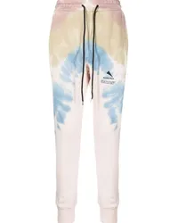 MAUNA KEA Jogginghose mit Batik-Print Braun