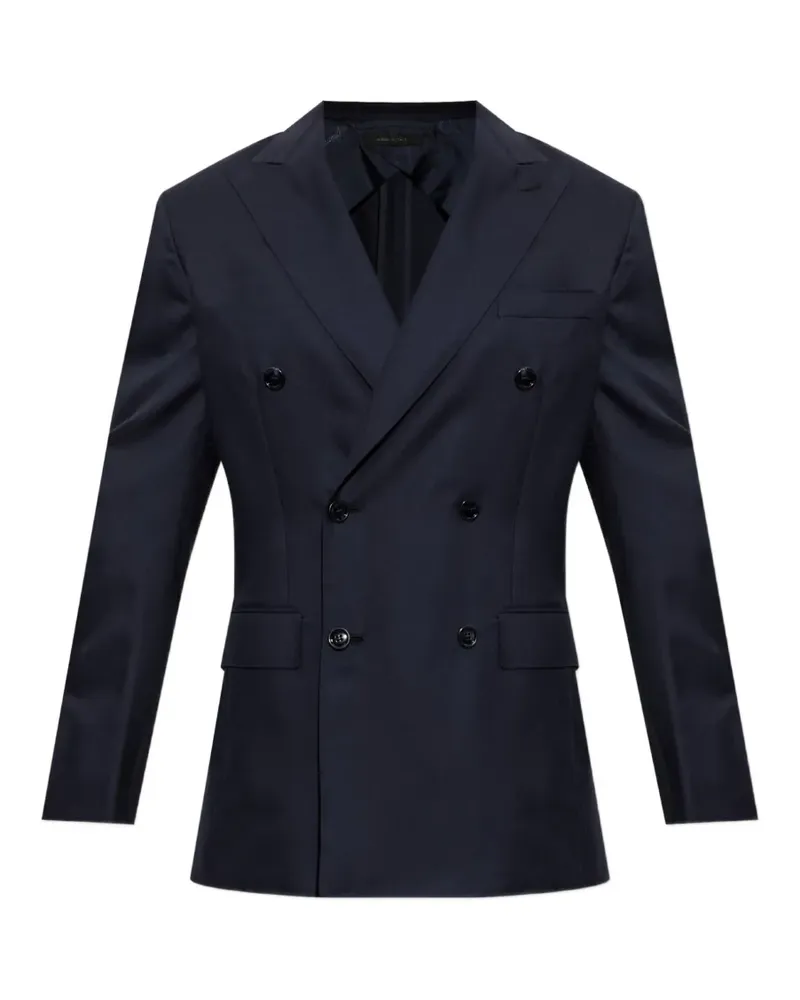 Brioni double-breasted blazer - Blau Blau