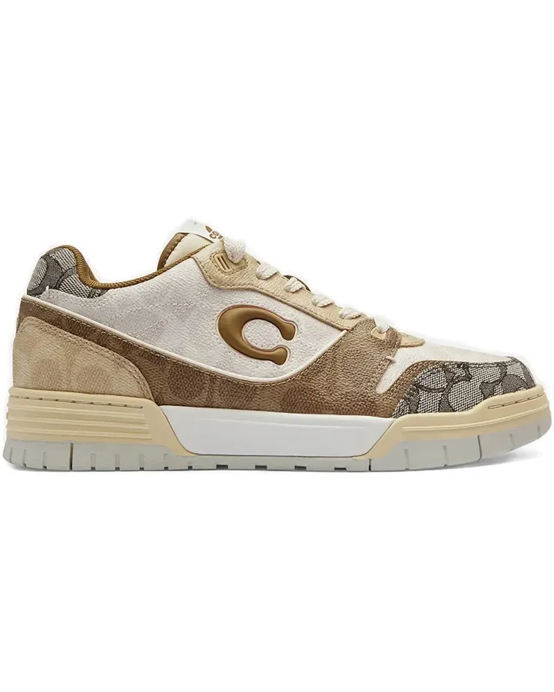 Coach Sneakers mit Monogramm - Nude Nude