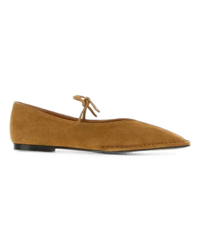 Alohas Sway suede ballet flats - Braun Braun