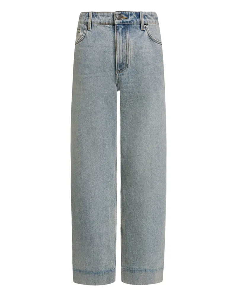 12 STOREEZ Jeans mit geradem Bein - Blau Blau