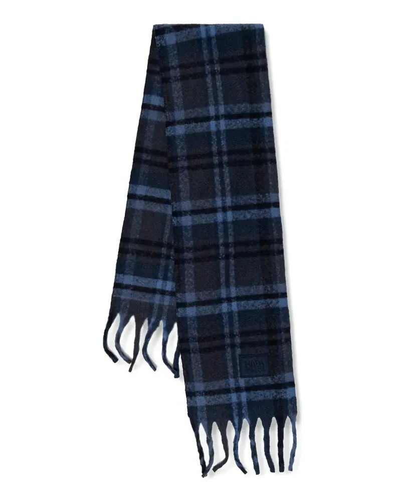 Napapijri fringed scarf - Blau Blau