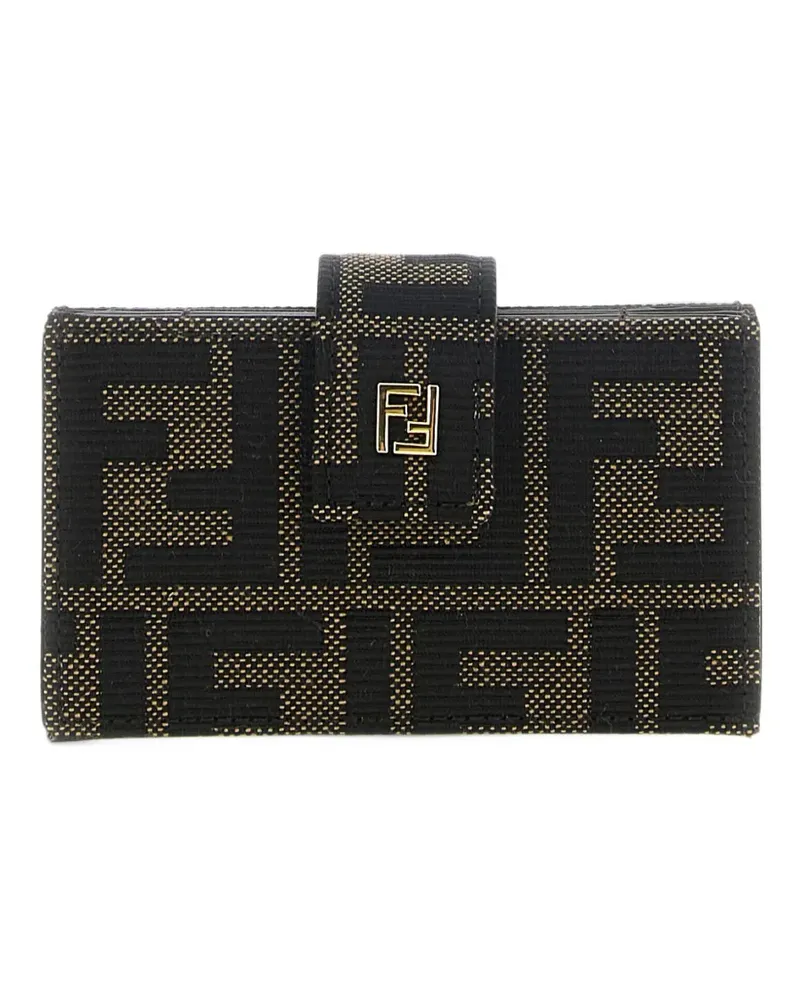 Fendi Kartenetui aus FF-Jacquard - Braun Braun
