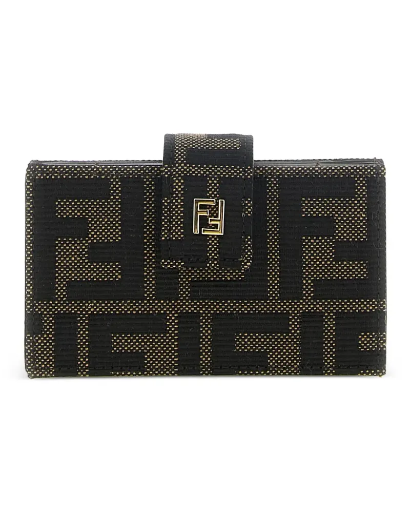 Fendi Kartenetui aus FF-Jacquard - Braun Braun