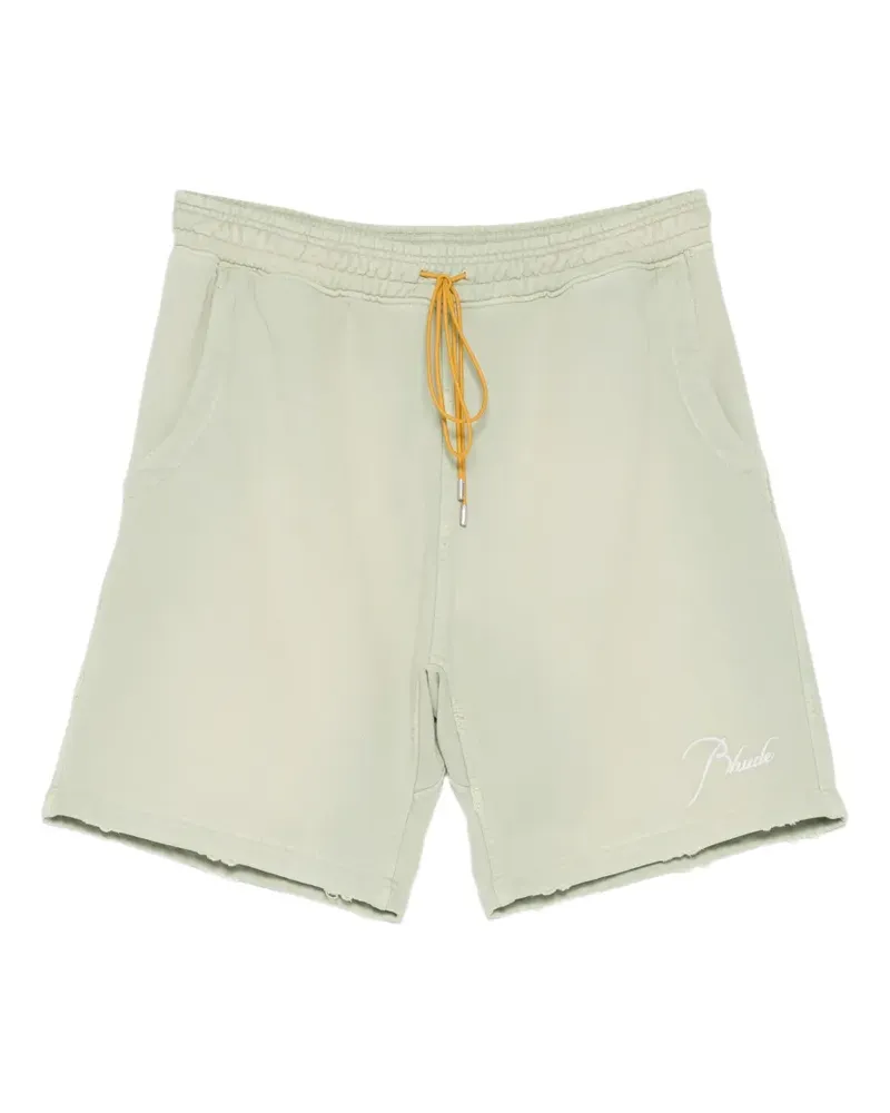 RHUDE Shorts mit Kordelzug - Grün Grün