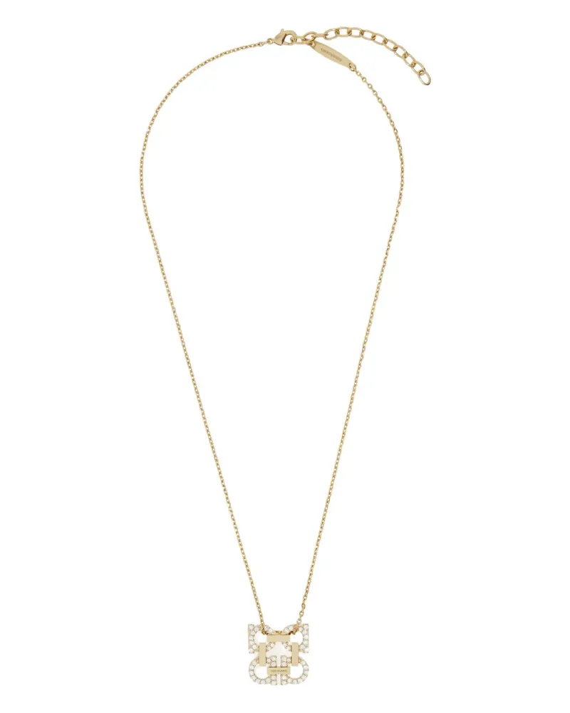Ferragamo Halskette mit Gancini-Anhängern - Gold Gold