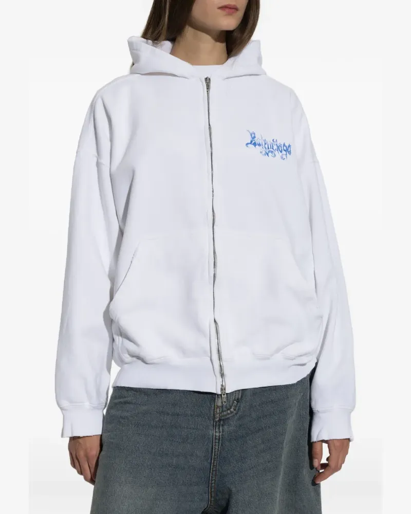 Balenciaga Sketchy Kapuzenjacke - Weiß Weiß