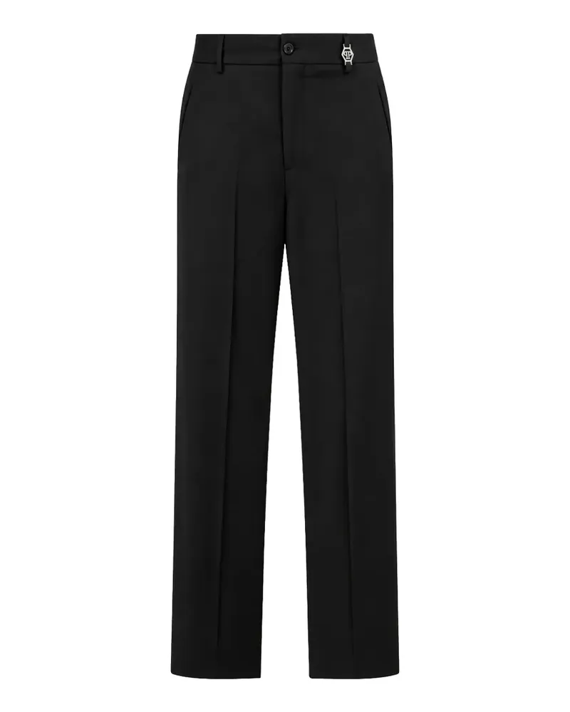 Philipp Plein Hose mit lockerem Bein - Schwarz Schwarz