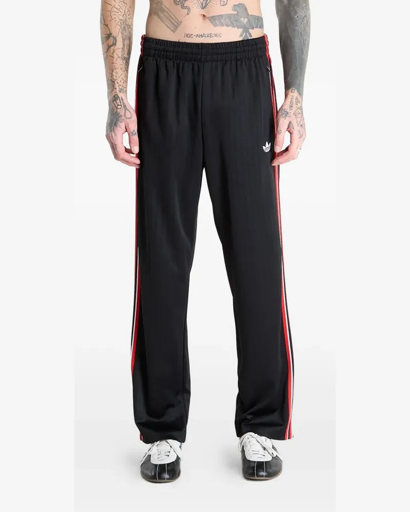 adidas Firebird Jogginghose mit Nadelstreifen - Schwarz Schwarz