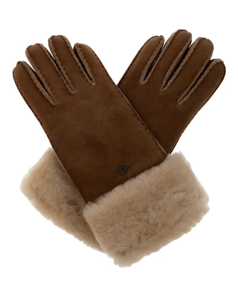 EMU Apollo Bay sheepskin gloves - Braun Braun
