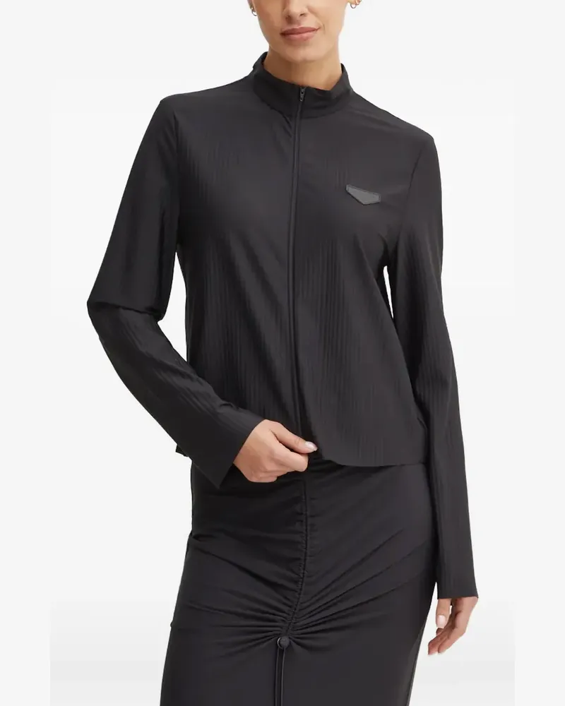 Sportalm ribbed-knit zip-up sweater - Grau Grau