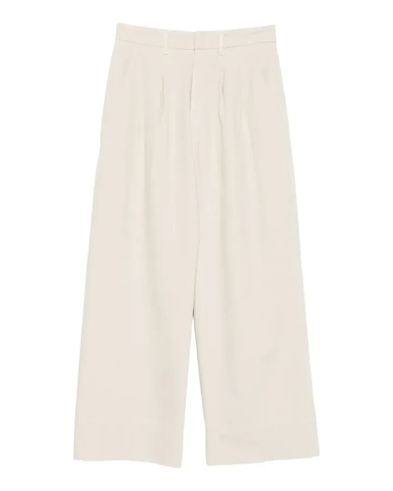 Dondup Hose mit weitem Bein - Weiß Weiß
