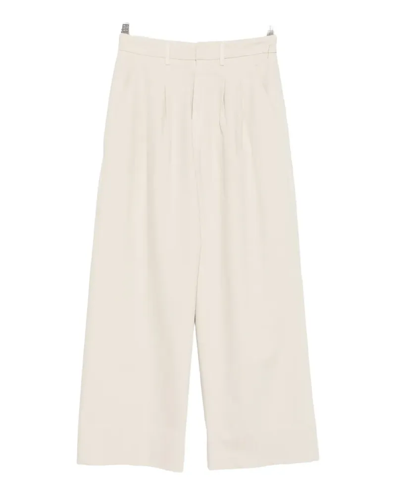 Dondup Hose mit weitem Bein - Weiß Weiß