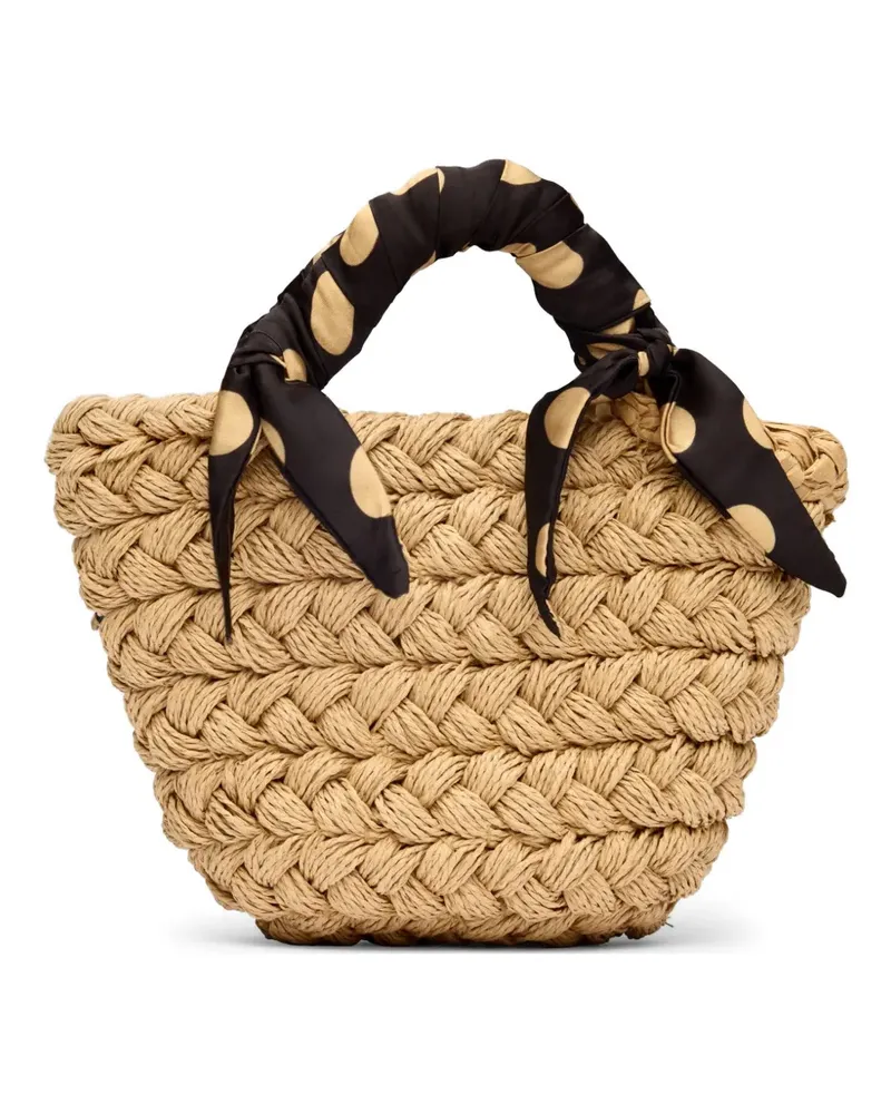 Simon Miller Gewebte Twilly mini Korbtasche - Nude Nude