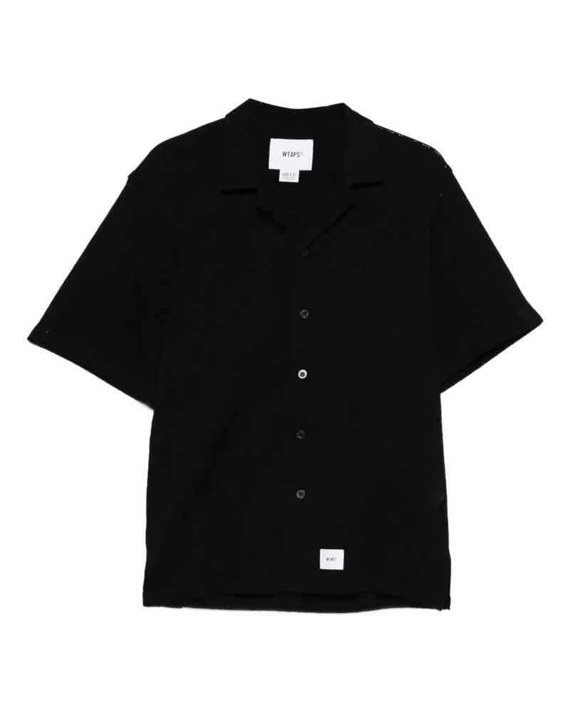 WTAPS Jacquard-Hemd - Schwarz Schwarz