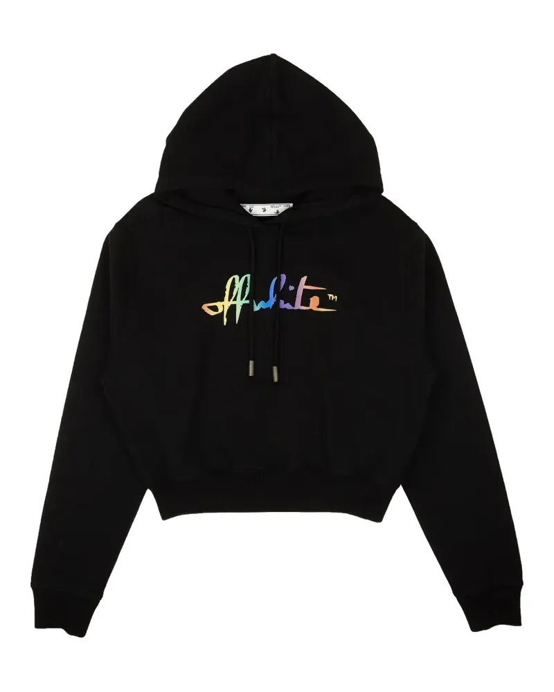 OFF-WHITE Rainbow Hoodie - Schwarz Schwarz