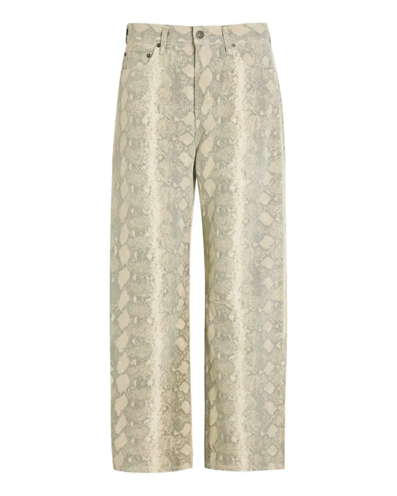 Citizens of humanity Miro snake-print jeans - Nude Nude