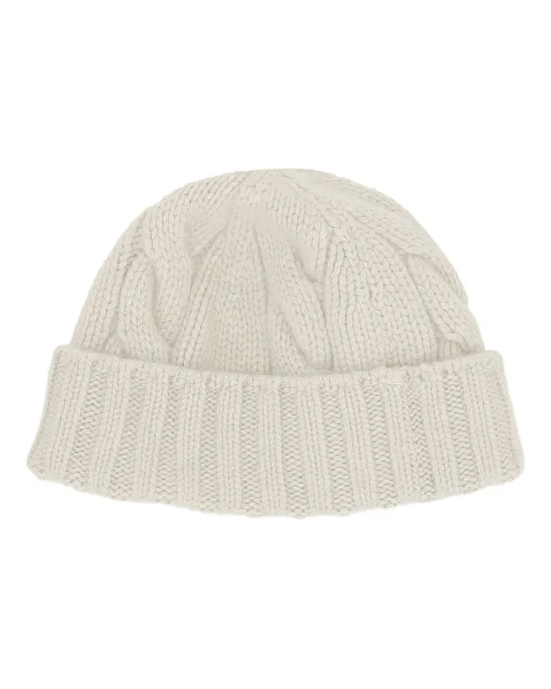 Loro Piana Beanie aus Kaschmir - Weiß Weiß