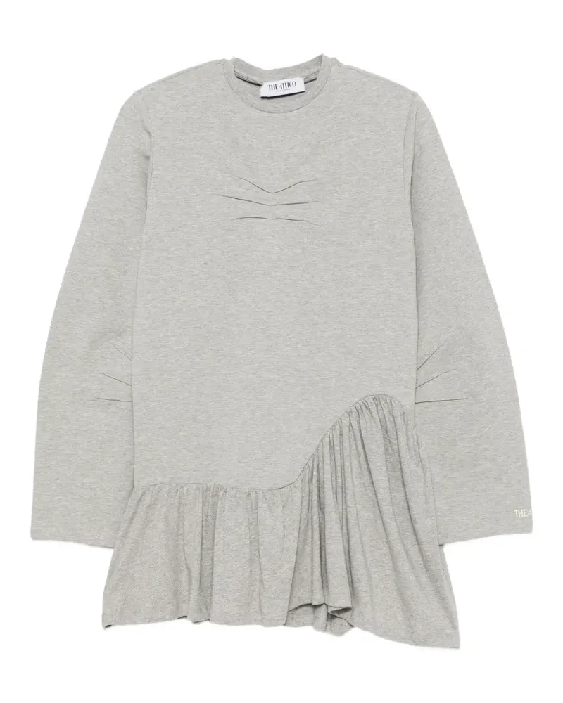 ATTICO Plissiertes Minikleid - Grau Grau