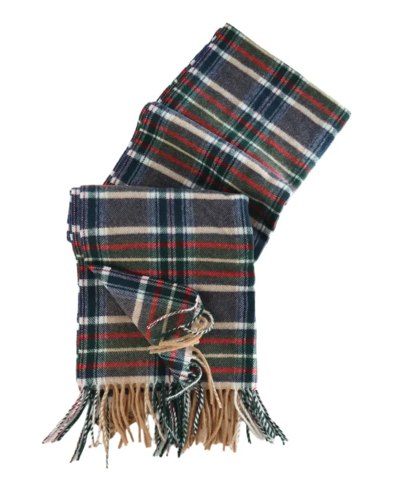 Ralph Lauren Schal mit Schottenkaromuster - Blau Blau