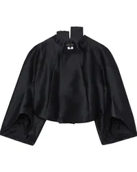 Comme des Garçons Asymmetrisches Cropped-Top Schwarz