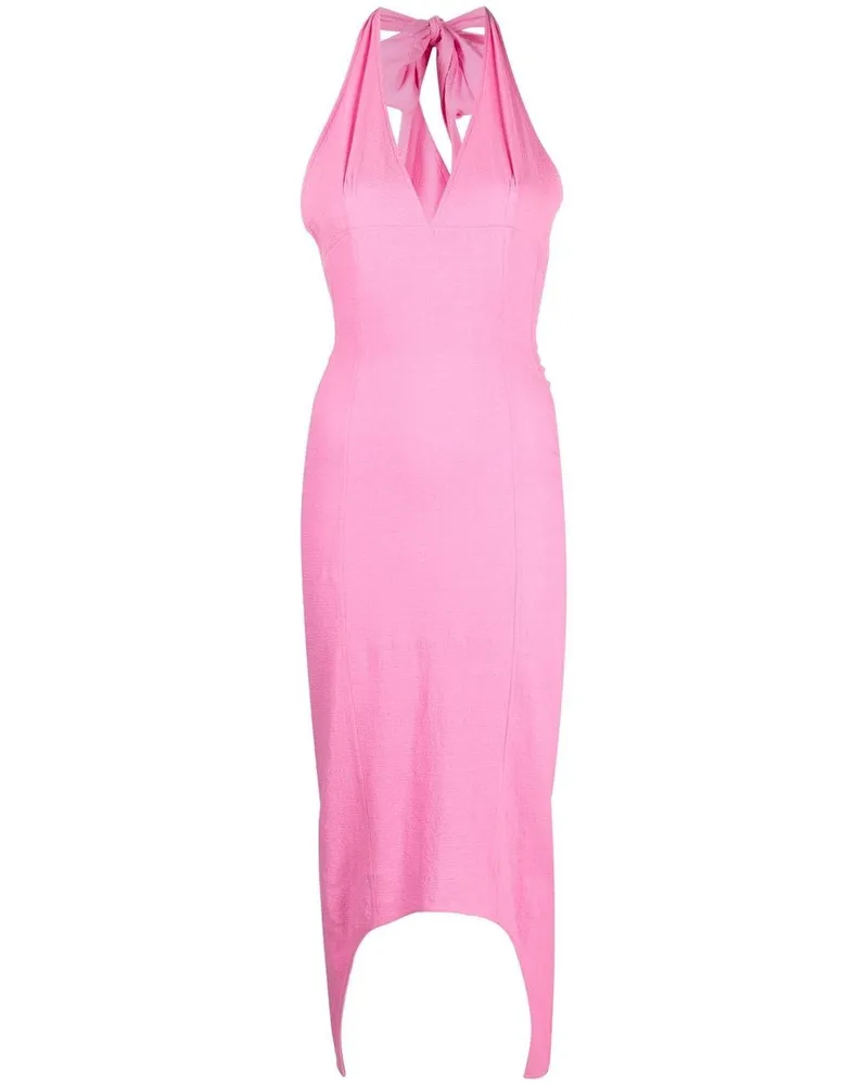 Patou Schmales Kleid - Rosa Rosa