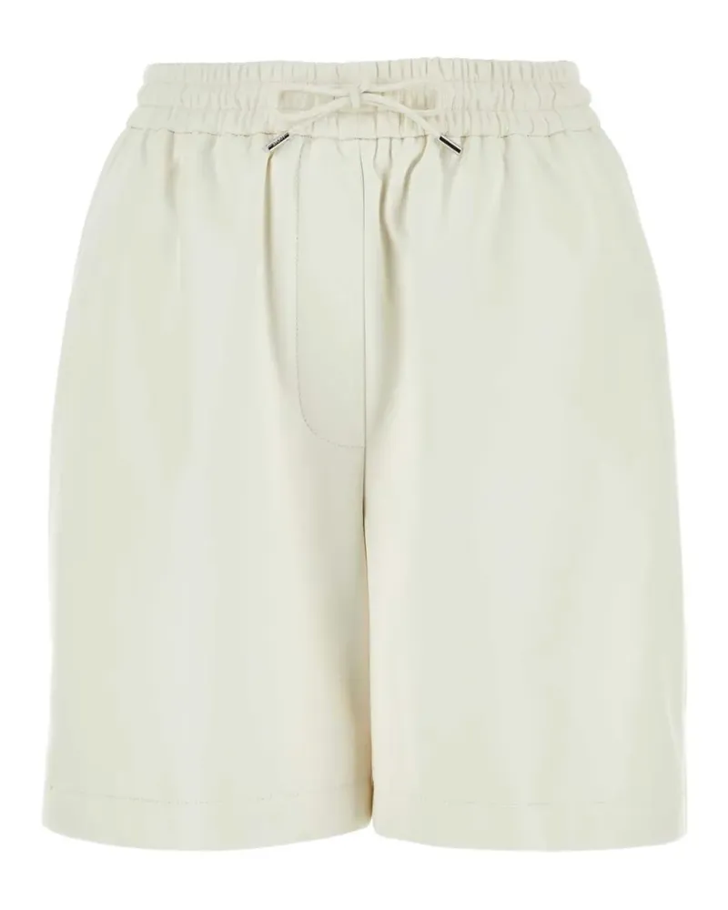 Loewe Shorts aus Leder mit Kordelzug - Nude Nude