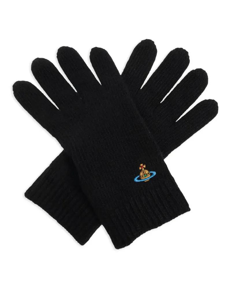 Vivienne Westwood Handschuhe aus Kaschmir - Schwarz Schwarz