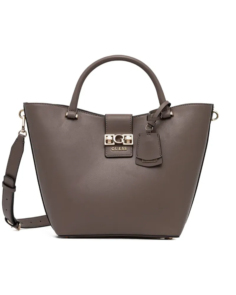 Guess Jane logo-detail tote bag - Grau Grau