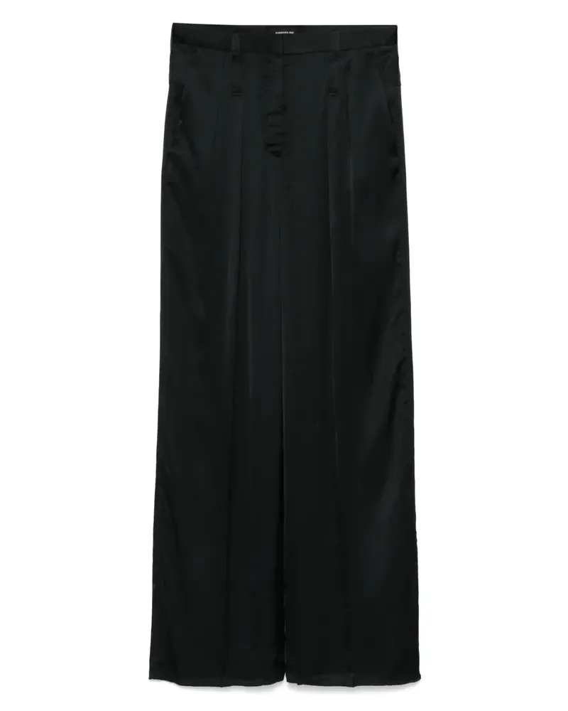 Barbara Bui Hose mit weitem Bein - Schwarz Schwarz
