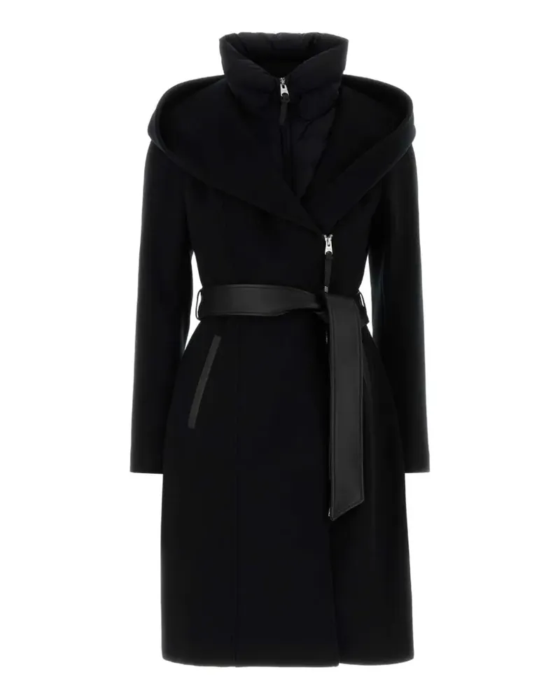 Mackage Shia hooded belted coat - Schwarz Schwarz