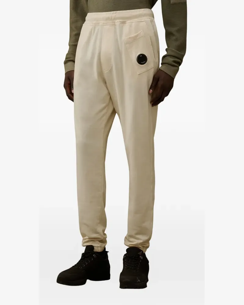 C.P. Company logo-detail track pants - Nude Nude