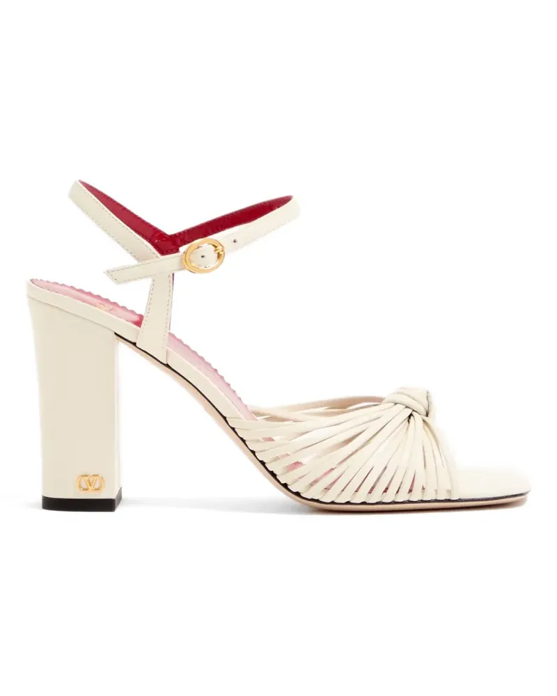 Valentino Garavani Annet Sandalen aus Ziegenleder 90mm - Weiß Weiß
