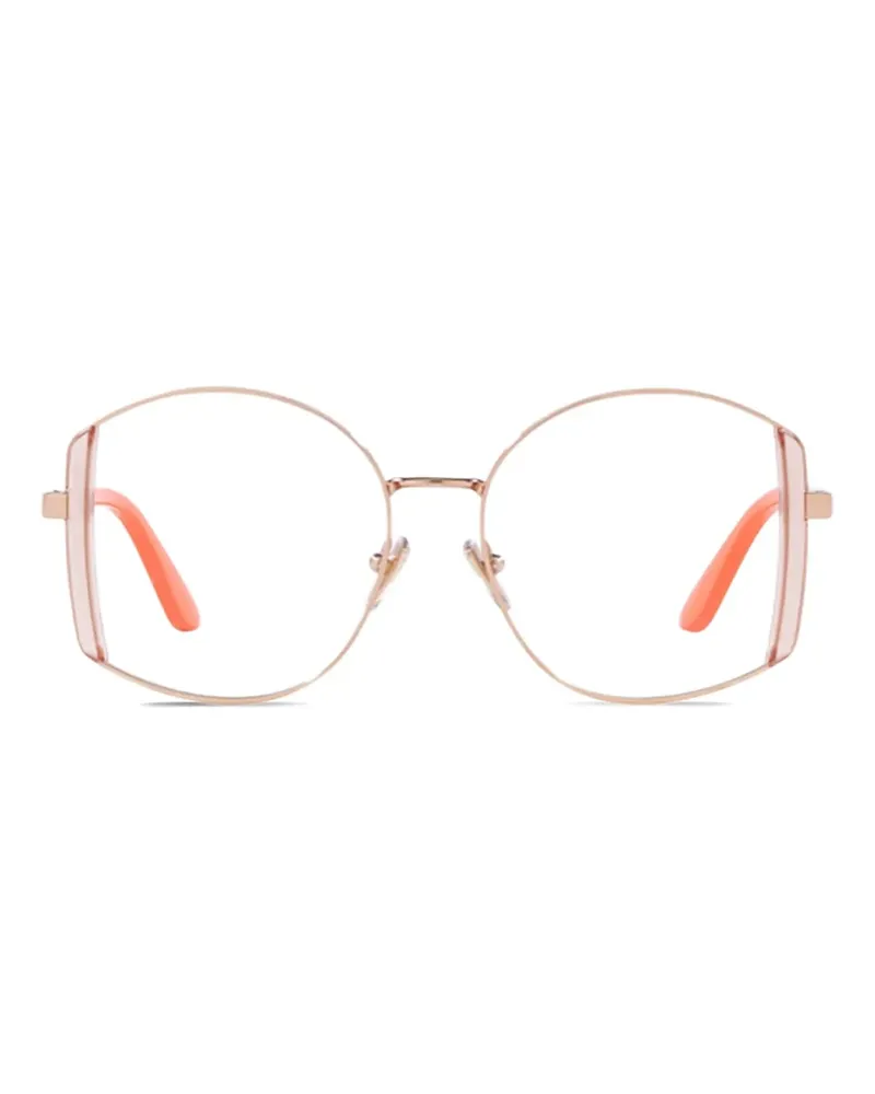 Vogue Brille mit geometrischem Gestell - Rosa Rosa