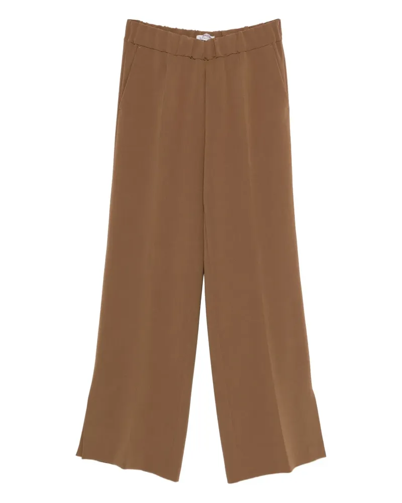 Alberto Biani Hose mit elastischem Bund - Braun Braun