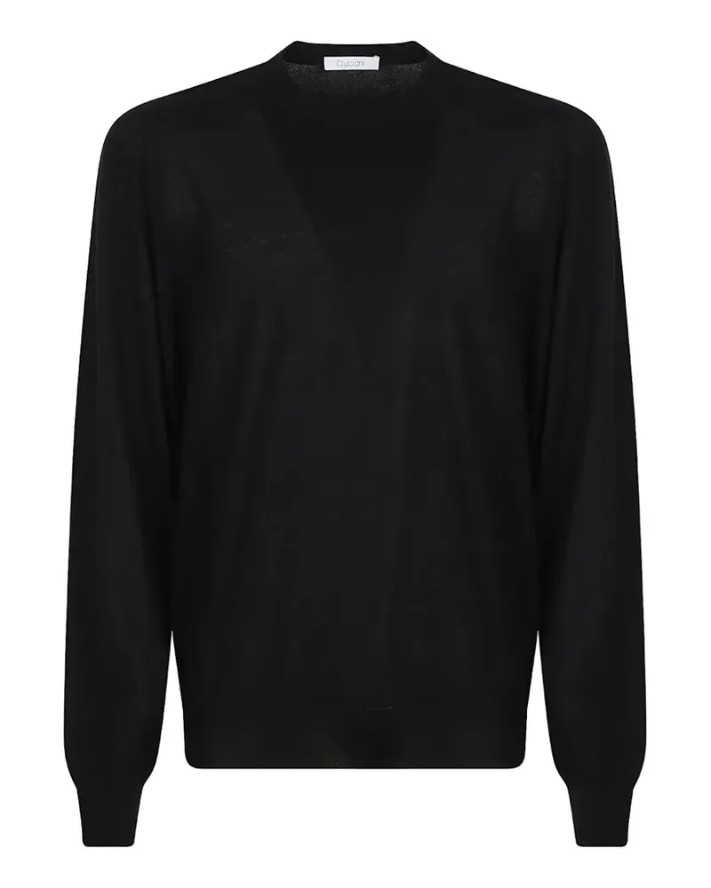 Cruciani crew-neck knitted sweater - Schwarz Schwarz