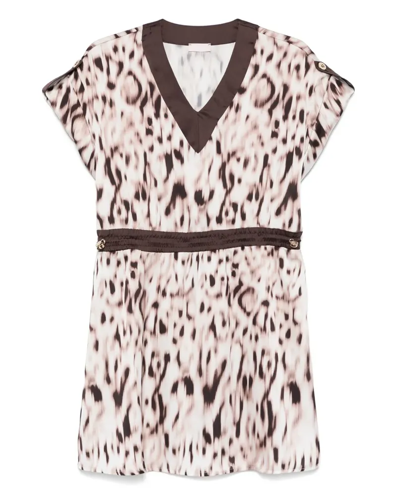 Liu Jo Minikleid mit Print - Nude Nude