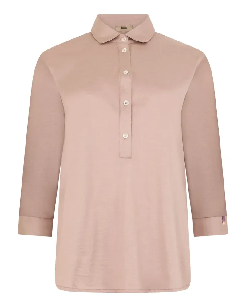 Herno three-quarter-sleeves shirt - Rosa Rosa