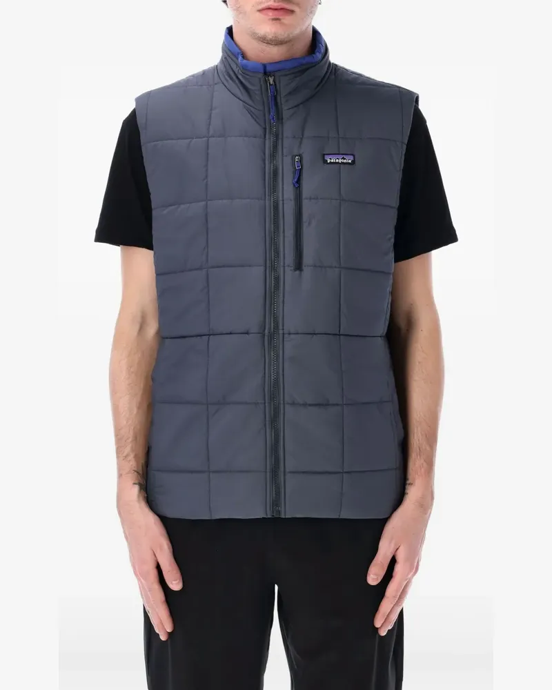 Patagonia Weste mit Logo-Patch - Blau Blau