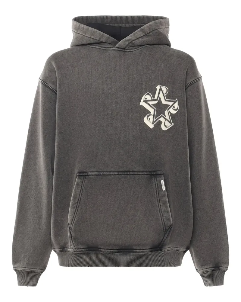 REPRESENT Hoodie mit Stern-Grafik - Grau Grau