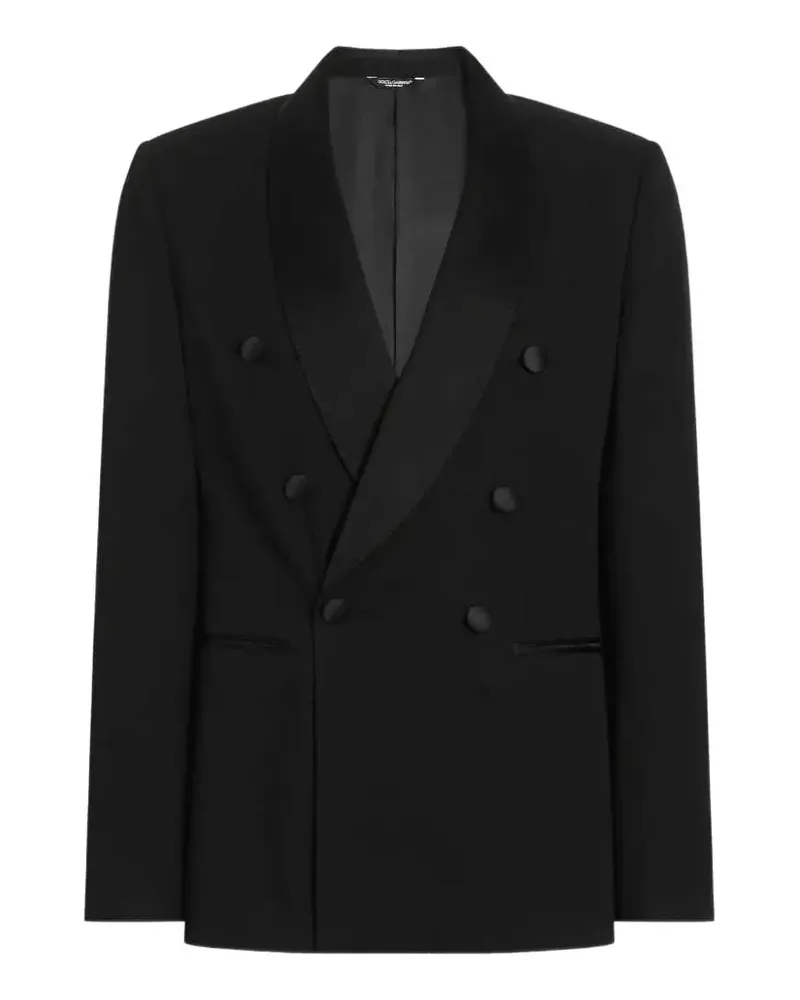 Salvatore Santoro Doppelreihiges Sakko - Schwarz Schwarz