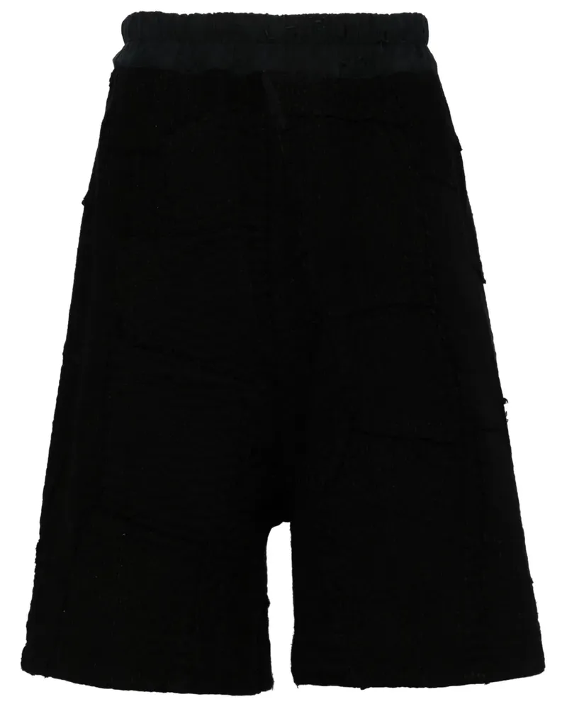 BY WALID Shorts mit elastischem Bund - Schwarz Schwarz
