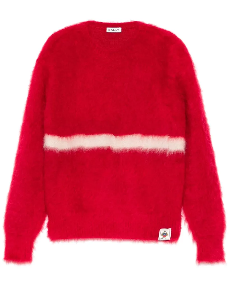 Bally Pullover mit Streifendetail - Rot Rot