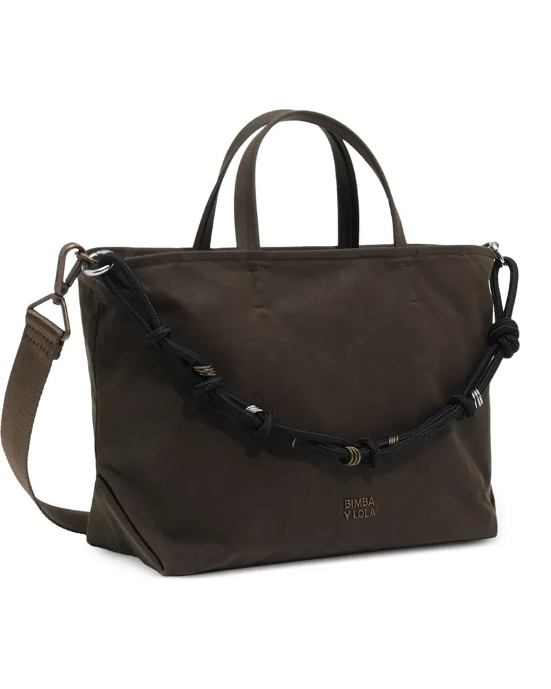 BIMBA Y LOLA Mittelgroße Superwax Tote Bag - Braun Braun