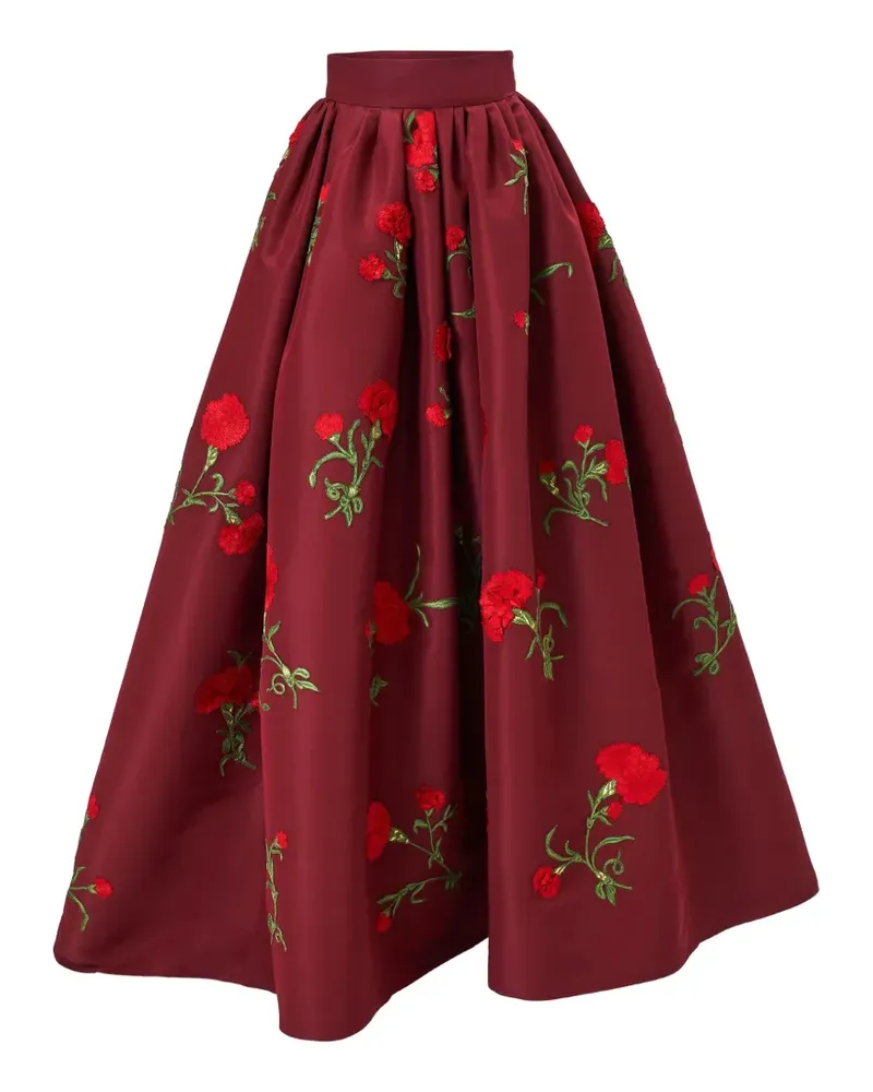 Carolina Herrera New York Rock mit Nelkenstickerei - Rot Rot